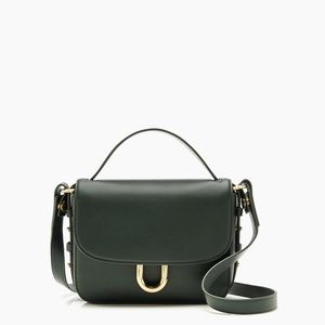 Dark green Harper crossbody from J. Crew!
